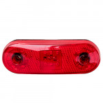 Повторювач габариту (овал) 18 LED 12/24V червоний (TH-1830-red)