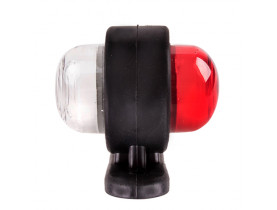 Габарит біло-червоний 3 LED 12/24V малий на ніжці 55*48*53мм (TH-300) / СВІТЛО