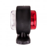 Габарит бело-красный 6 LED 12/24V малый на ножке 55*48*53мм (TH-301)