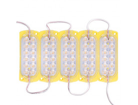 Стрічка Модуль 2835 Yellow (12 led 12V) 51368 (2835) / Лампи LED