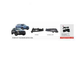 Фари додаткової моделі Hyundai Tucson 2015-18/HY-848/H8-35W/ел.проводка (HY-848) / Оптика модельна