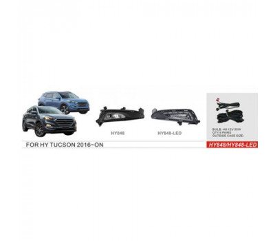 Фари додаткової моделі Hyundai Tucson 2015-18/HY-848/H8-35W/ел.проводка (HY-848)