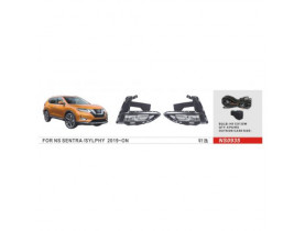 Фары дополнительной модели Nissan Sentra 2019-/NS-0935/H8-12V35W/эл.проводка (NS-0935) - Оптика модельная