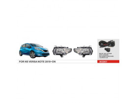 Фары дополнительной модели Nissan Versa Note 2018-/NS-961/H8-12V35W/эл.проводка (NS-961) - Оптика модельная