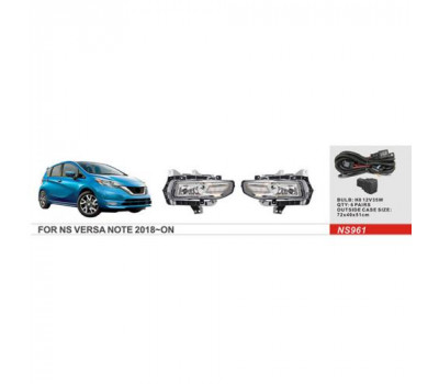 Фари додаткової моделі Nissan Versa Note 2018-/NS-961/H8-12V35W/ел.проводка (NS-961)