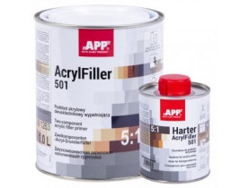 APP Грунт акриловый 2K HS Acrylfiller 5:1 с отв., серый 1l+0.2l (020408 + 020506) - Расходники для малярных работ