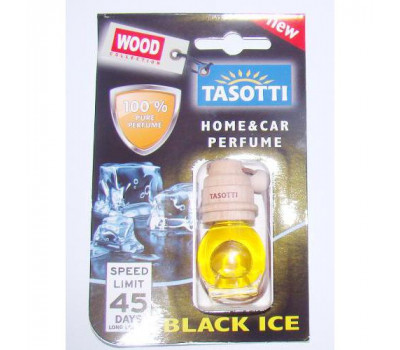 Ароматизатор пробковий на дзеркало Tasotti/серія "Wood" Black Ice 7ml (110503)
