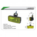 Фара додаткова DLAA 8022-W/H3-12V-55W/126*53mm (LA 8022-W)