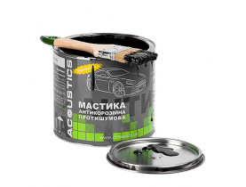 Мастика битумно-каучуковая Acоustics 2 кг (42001) / АКУСТИКА-МУЛЬТИМЕДІА