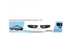 Фары дополнительной модели Nissan Maxima/Cefiro A33 2000-04/NS-080E/H3-12V55W/эл.проводка (NS-080E) - СВЕТ