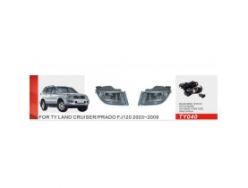 Фари доп.модель Toyota Prado FJ120 2003-09/TY-040/9006-12V55W/ел.проводка (TY-040) / Оптика модельна