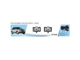 Фары доп.модель Hyundai Tucson/2003-08/HY-298/881-12V27W/эл.проводка (HY-298) - СВЕТ