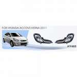 Фари дод.модель Hyundai Accent/Verna 2010-15/HY-485W/881-27W/ел.проводка (HY-485W)