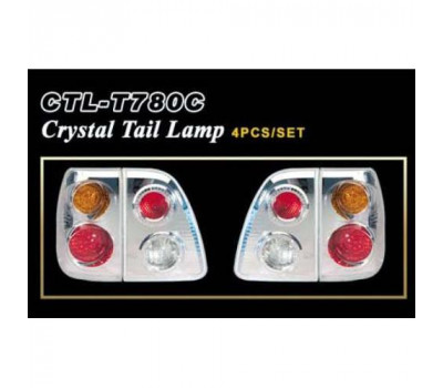 Фары-стоп Toyota L/C 100 98-04 LED/Crystal (4шт.) (DLAA CTL-T780C)