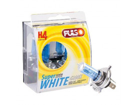 Лампи PULSO/галогенні H4/P43T 12v60/55w super white/plastic box (LP-42651) / СВІТЛО
