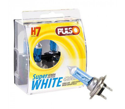 Лампы PULSO/галогенные H7/PX26D 12v55w super white/plastic box (LP-72551)