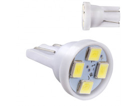 Лампа PULSO/габаритная/LED T10/4SMD-2835/12v/1w/16lm White (LP-121651) - Лампы LED