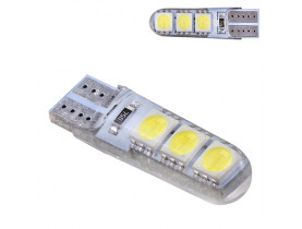 Лампа PULSO/габаритная/LED T10/6SMD-5050 static/12v/0.5w/240lm White (LP-132466) - Лампы габарита/салона
