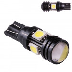Лампа PULSO/габаритная/LED T10/4SMD-5050/12v/1.5w/72lm White with lens (LP-157266)