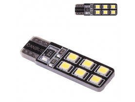 Лампа PULSO/габаритная/LED T10/12SMD-2835/12v/1w/36lm White (LP-133651) - Лампы LED