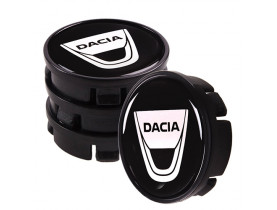 Заглушка колісного диска Dacia 60x55 пряма універсальна силіконова (4шт.) (53139) / Ковпаки