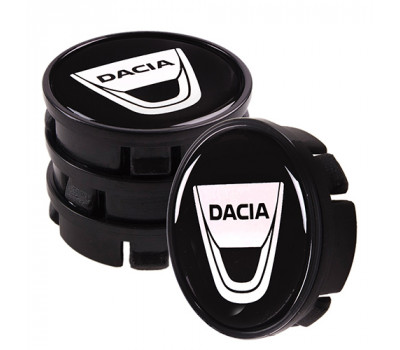 Заглушка колесного диска Dacia 60x55 прямая универсальная силиконовая (4шт.) (53139)
