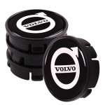 Заглушка колесного диска Volvo 60x55 прямая универсальная силиконовая (4шт.) (53154)
