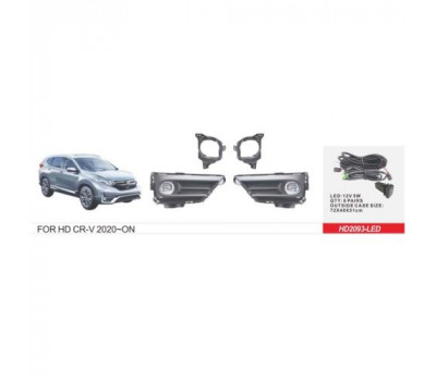 Фари додаткової моделі Honda CR-V/2019-/HD-2093L/US TYPE/LED-12V5W/ел.проводка (HD-2093-LED)