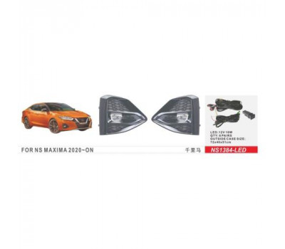 Фари додаткової моделі Nissan Maxima/2020-/NS-1384L/LED-12V10W/ел.проводка (NS-1384-LED)