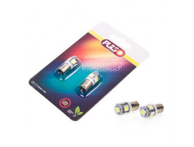 Лампи PULSO/габаритні/LED T8.5/5SMD-5050/12v1.0w White (LP-90155) / Лампи габариту/салону