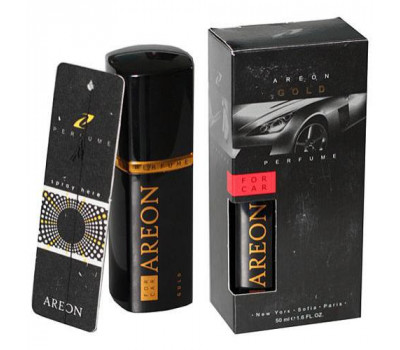 Освежитель воздуха AREON CAR Perfume 50ml Black Silver в пластике (AP02)