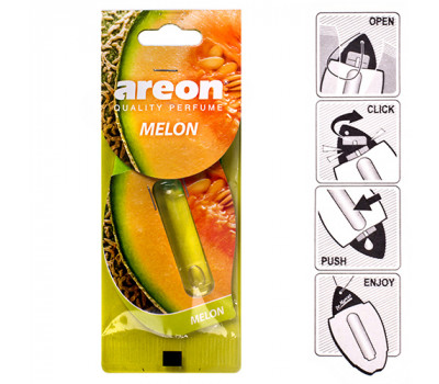 Освежитель воздуха жидкий лист AREON "LIQUID" Melon 5ml (LR12)