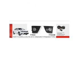 Фари доп.модель Toyota Corolla 2013-16/TY-642A/H11-12V55W/ел.проводка (TY-642A) / Оптика модельна