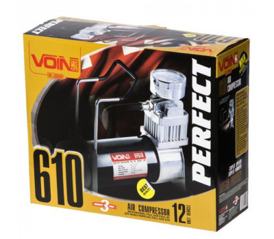 Автомобильный компрессор "VOIN" VP-610 150psi/23A/70л/клеммы (VP-610)