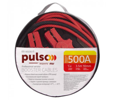 Провода пусковые PULSO  500А (до -45С) 3,5м в чехле (ПП-50235-П)