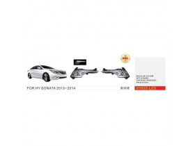 Фари додаткової моделі Hyundai Sonata/2013-14/HY-603L/H8-12V35W+LED-4W/FOG+DRL (HY-603-LED 2в1) / Оптика модельна