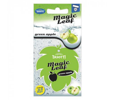 Ароматизатор сухий лист Tasotti / "Magic Leaf" / Green Apple (113245)