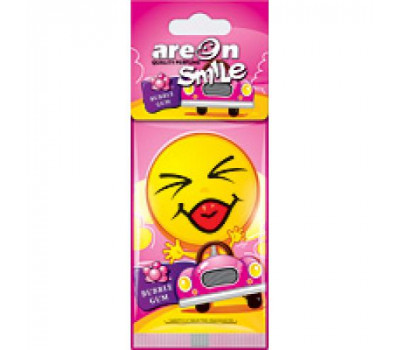 Освіжувач повітря AREON сухий лист Smile Dry Bubble Gum (ASD12)