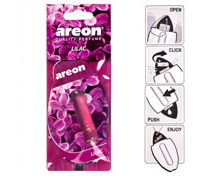 Освежитель воздуха жидкий лист AREON "LIQUID" Lilac 5ml (LR04)