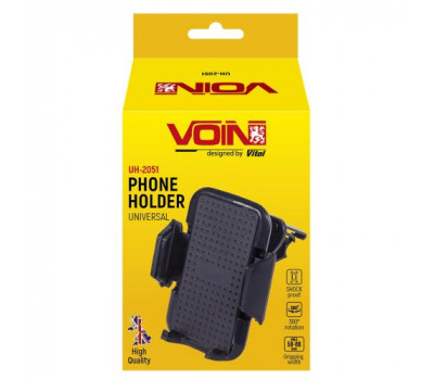 Держатель мобильного телефона VOIN UH-2051 (58-88мм) на дефлектор (UH-2051)