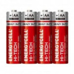 Батарейка ENERGYCELL EN15HT-S4 1.5V солевая R6, АА4 SHRUNK PK ((4/40/1200))