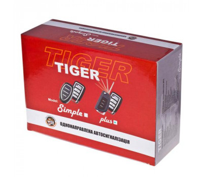 Сигнализация Tiger SIMPLE Plus (с откидным ключом) ((20))