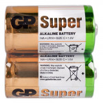 Батарейка GP SUPER ALKALINE 1.5V 14A-S2 лужна, LR14, С (4891199006463)