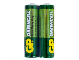 Батарейка GP GREENCELL 1.5V солевая 15G-S2, R6, АА (4891199006425) - ЭЛЕКТРООБОРУДОВАНИЕ