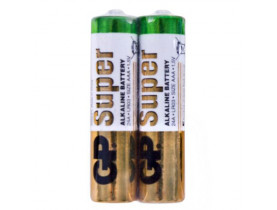 Батарейка GP SUPER ALKALINE 1.5V 24A-S2 щелочная, LR03, AAA (4891199006494) - ЭЛЕКТРООБОРУДОВАНИЕ