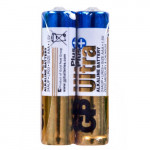 Батарейка GP ULTRA PLUS ALKALINE 1.5V 24AUPHM-2S2 щелочная, LR03 AUP, AAA (4891199103681)