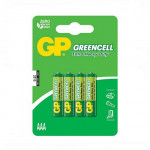 Батарейка GP GREENCELL 1.5V солевая 24G-U4, R03, ААA (4891199000478)