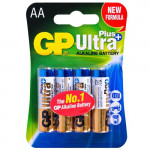 Батарейка GP ULTRA PLUS ALKALINE 1.5V 15AUPHM-2UE2 лужна, LR6, АА (4891199100246)