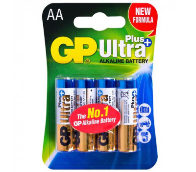Батарейка GP ULTRA PLUS ALKALINE 1.5V 15AUPHM-2UE2 щелочная, LR6, АА (4891199100246)