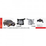 Фари доп.модель Toyota LC FJ200 2012-15/RAV-4 2013-15/TY-568/H16-12V19W/ел.проводка (TY-568 Chrome)